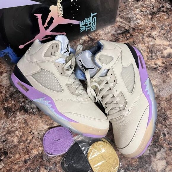 Nike air Jordan 5 DJ Khaled sail we the best authentic dv4982175 main image 7